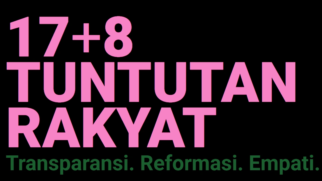 Influencer Ikut Gaungkan 17+8 Tuntutan, Elit Hanya Beri Separuh Jawaban