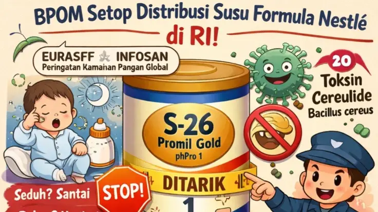 Mengapa BPOM Menghentikan Distribusi Susu Formula Nestle di Indonesia?