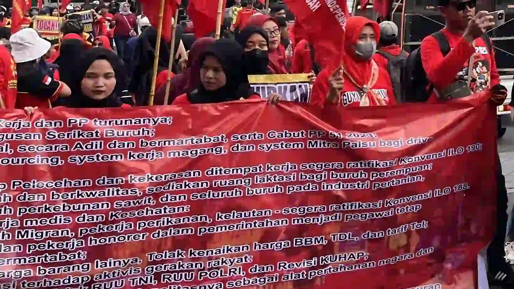 demo buruh Semarang