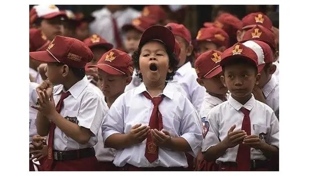 Ilustrasi siswa Sekolah Dasar (SD) Sekolah dasar