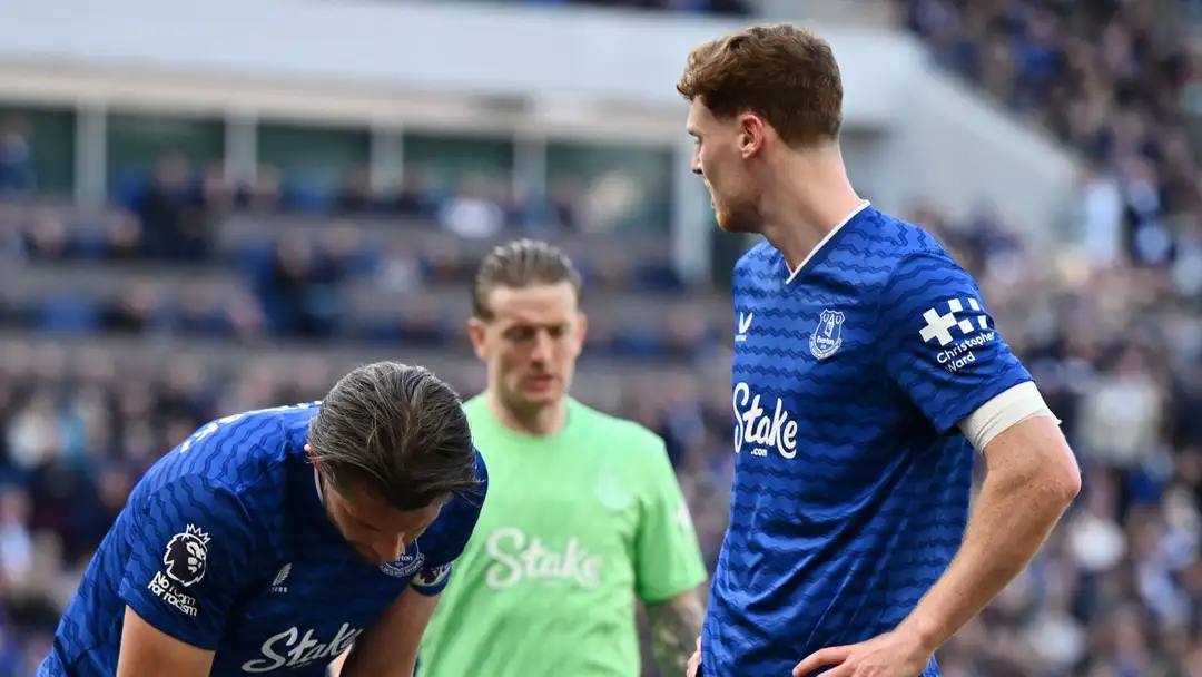 Everton didakwa bersalah dan diputuskan harus membayar 35,1 juta pound kepada Burnley karena melanggar Aturan Profitabilitas dan Keberlanjutan (PSR) pada musim 2021-22. (Foto: Getty Images) Everton