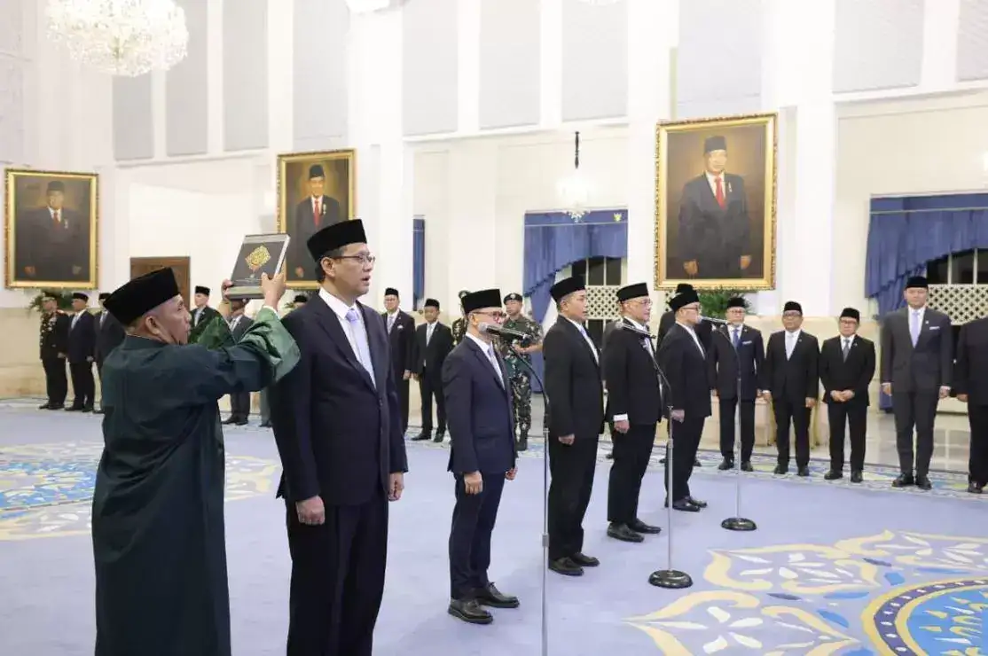 pelantikan menteri