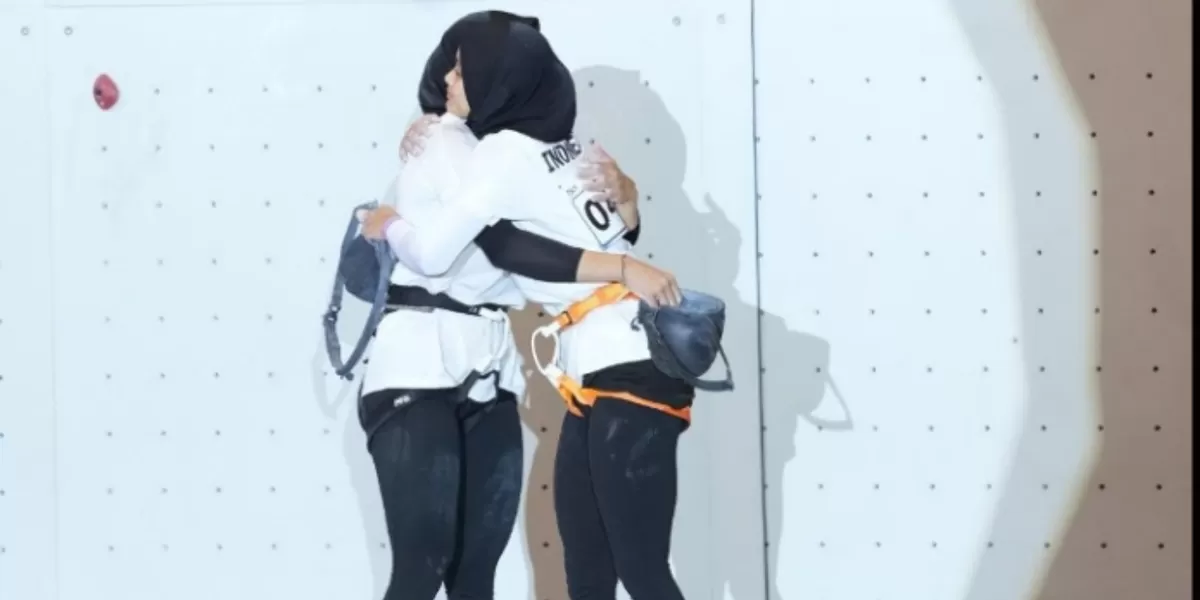 Ilustrasi atlet panjat tebing putri (Foto: Kemenpora.go.id) atlet panjat tebing