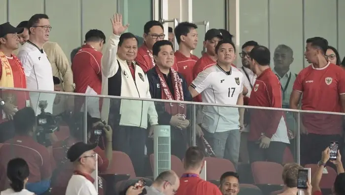 prabowo - nonton timnas