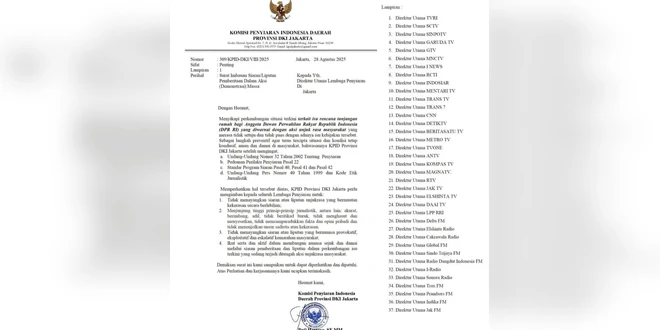 Surat Edaran KPI