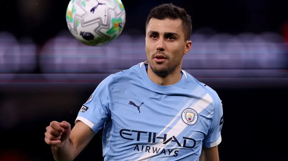 Gelandang Rodri telah membuat 298 penampilan bersama Manchester City di semua kompetisi. (Foto: Getty Images) Rodri