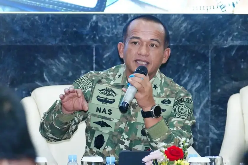 Kepala Pusat Penerangan Mabes TNI, Brigjen TNI Muhammad Nas di Balai Wartawan Cilangkap, Jakarta Timur. (Foto: Dok Puspen TNI) Muhammad Nas