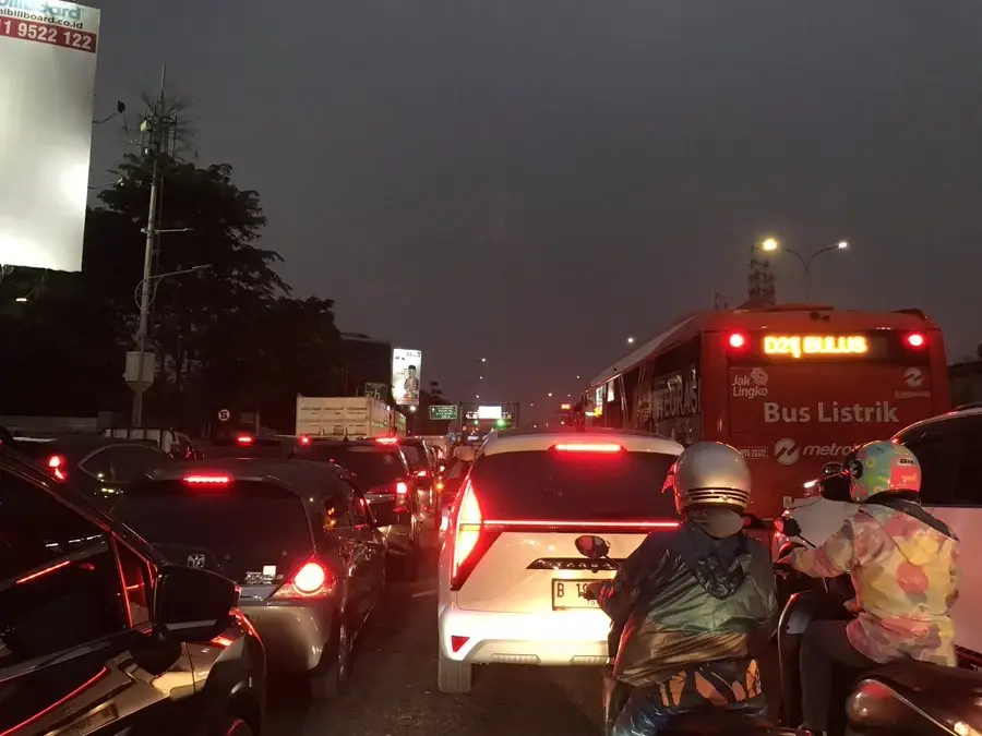Kemacetan di jl TB Simatupang