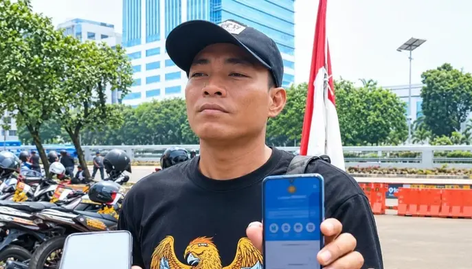 Salah satu warga Pati, Supriyono alias Botok memperlihatkan status rekeningnya yang diblokir pihak Bank Mandiri. (Foto: Istimewa) Supriyono - rekening