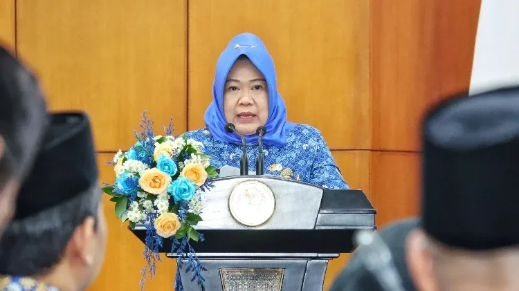 Siti Fauziah terpilih menjadi Ketua Dewan Pengurus Korps Pegawai Republik Indonesia (Korpri) Sekretariat Jenderal Majelis Permusyawaratan Rakyat Republik Indonesia (MPR RI) periode 2025-2030, di Musyawarah IX Korpri Sekretariat Jenderal MPR RI Tahun 2025 di Ruang Delegasi, Gedung Nusantara IV, Kompleks Parlemen, Senayan, Jakarta, Kamis (6/2/2025). (Sumber: https://setjen.mpr.go.id/) Siti Fauziah