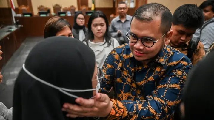 Terdakwa kasus dugaan korupsi pengadaan laptop berbasis Chromebook di Kemendikbudristek tahun 2019-2022 Ibrahim Arief (Foto: ANTARA) Ibrahim Arief