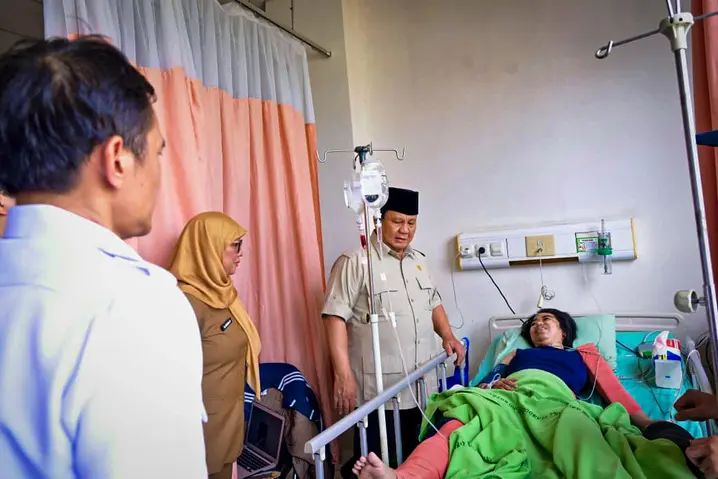 Prabowo - korban kereta