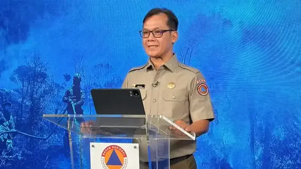 Pelaksana Tugas Kepala Pusat Data, Informasi dan Komunikasi Kebencanaan BNPB, Berton SP Panjaitan Berton SP Panjaitan