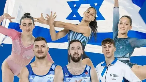 Enam atlet senam Israel yang akan berkompetisi pada kejuaraan dunia senam di Indonesia. (Foto: Tangkapan Layar IG Israel Gym Fed) atlet israel