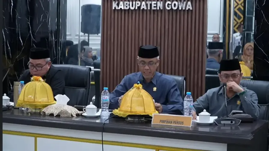 Rapat Paripurna Hak Menyatakan Pendapat (HMP) DPRD Gowa, Sulsel, Rabu (12/8/2026). DPRD Gowa