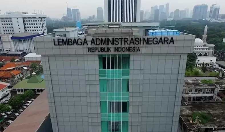 Gedung Lembaga Administrasi Negara (LAN) RI. (Foto: tangkapan layar youtube.com/@LembagaAdministrasiNegaraRI) LAN