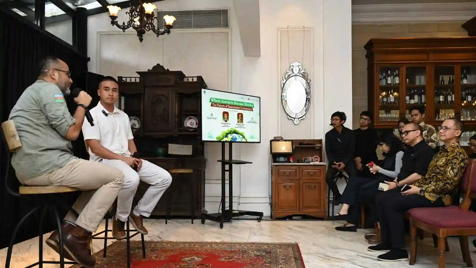 Dialog Publik RUU Perubahan Iklim bertajuk “Perubahan Iklim, Keanekaragaman Hayati dan Keadilan Lingkungan” , di Plataran Menteng, Menteng, Jakarta Pusat, Jumat (18/9/2026). Eddy Soeparno